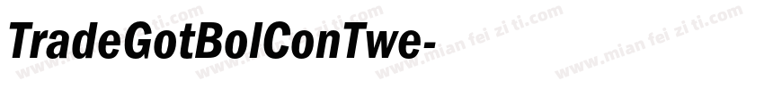 TradeGotBolConTwe字体转换