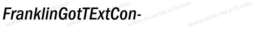 FranklinGotTExtCon字体转换