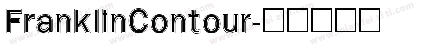FranklinContour字体转换
