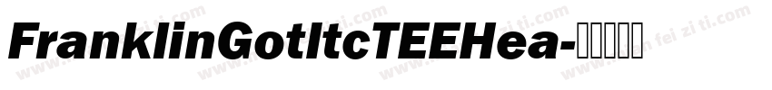 FranklinGotItcTEEHea字体转换