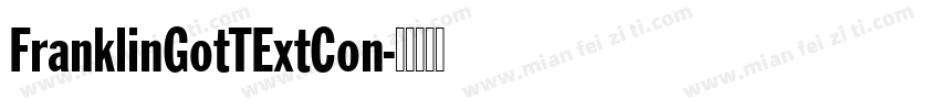 FranklinGotTExtCon字体转换