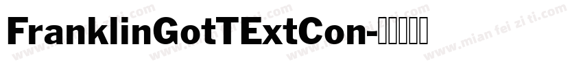 FranklinGotTExtCon字体转换
