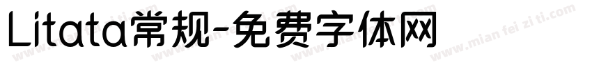 Litata常规字体转换