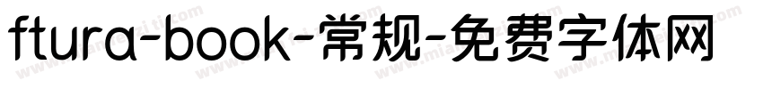 ftura-book-常规字体转换