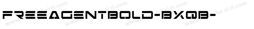 FreeAgentBold-BxqB字体转换