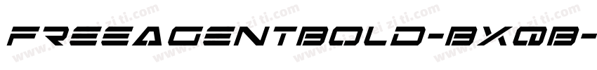 FreeAgentBold-BxqB字体转换