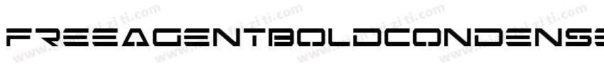 FreeAgentBoldCondensedItal-MnOp字体转换