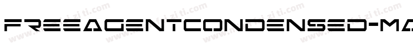 FreeAgentCondensed-mAlV字体转换