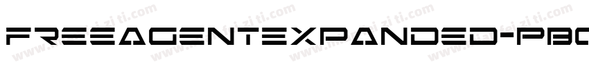 FreeAgentExpanded-PBOP字体转换