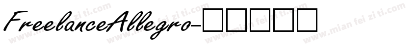 FreelanceAllegro字体转换