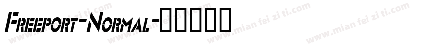 Freeport-Normal字体转换