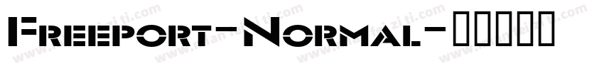 Freeport-Normal字体转换