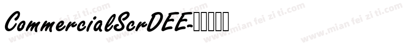 CommercialScrDEE字体转换