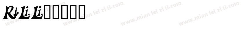 Frilly字体转换