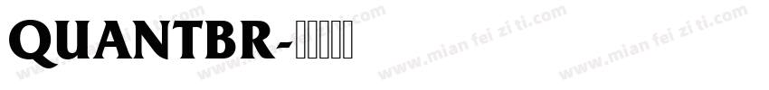 QUANTBR字体转换