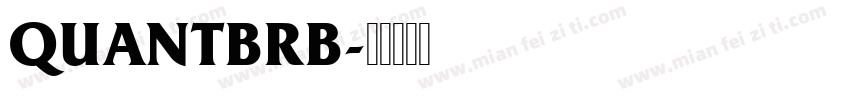 QUANTBRB字体转换