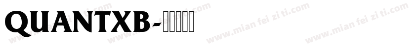 QUANTXB字体转换