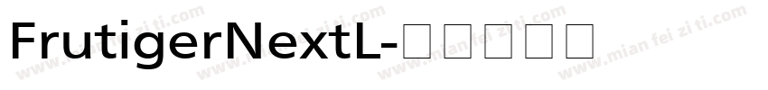 FrutigerNextL字体转换
