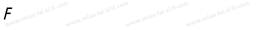 FrutigerCnd字体转换