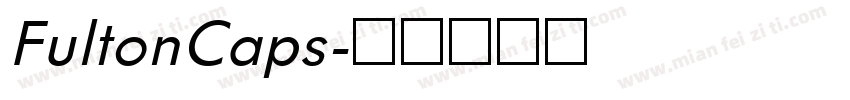 FultonCaps字体转换