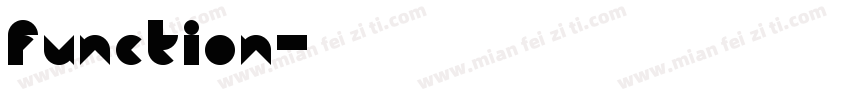 Function字体转换