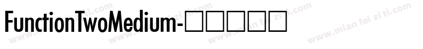 FunctionTwoMedium字体转换