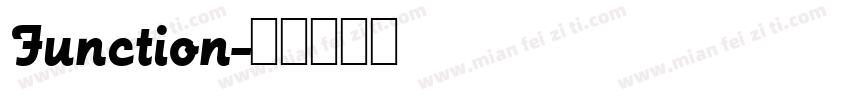 Function字体转换