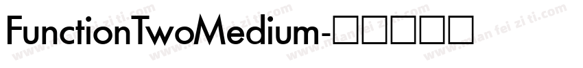 FunctionTwoMedium字体转换