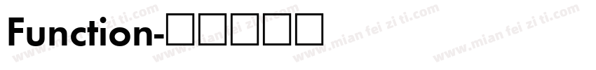 Function字体转换