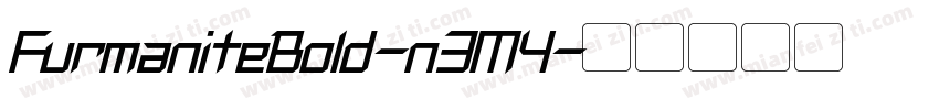 FurmaniteBold-n3M4字体转换