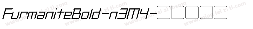 FurmaniteBold-n3M4字体转换