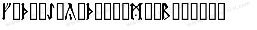 FutharkGothic-MpvB字体转换