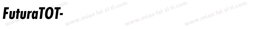FuturaTOT字体转换