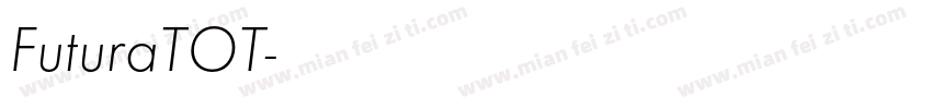 FuturaTOT字体转换