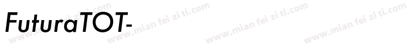 FuturaTOT字体转换