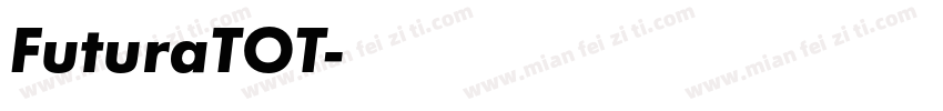 FuturaTOT字体转换