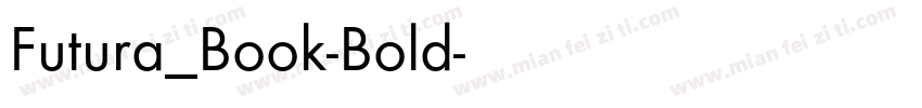 Futura_Book-Bold字体转换