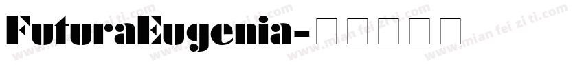 FuturaEugenia字体转换
