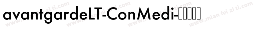 avantgardeLT-ConMedi字体转换