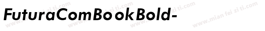 FuturaComBookBold字体转换