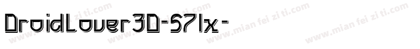 DroidLover3D-57lx字体转换