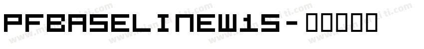 PFBaselineW15字体转换