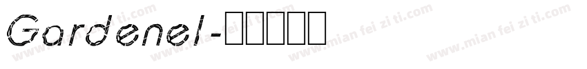 Gardenel字体转换