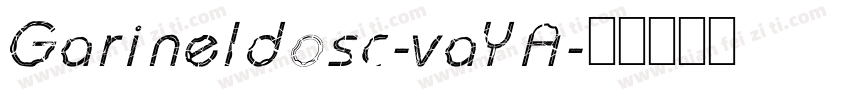 Garineldosc-vaYA字体转换