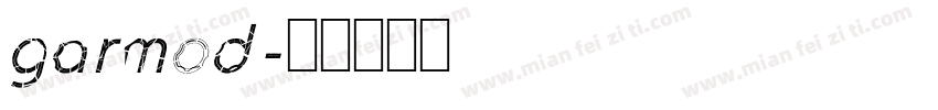 garmod字体转换