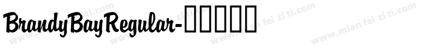 BrandyBayRegular字体转换