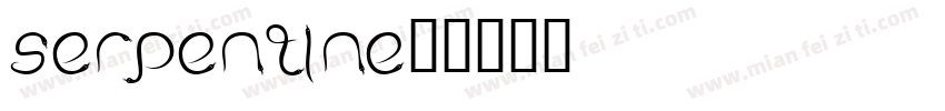 Serpentine字体转换