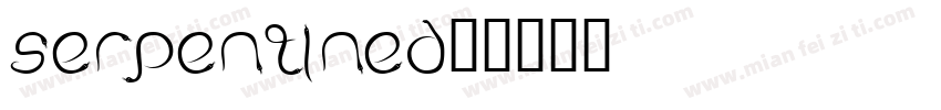 serpentineD字体转换