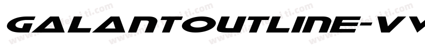GalantOutline-vw7O字体转换