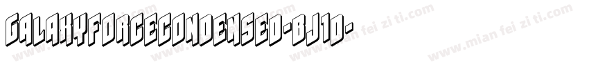 GalaxyForceCondensed-BJ1d字体转换